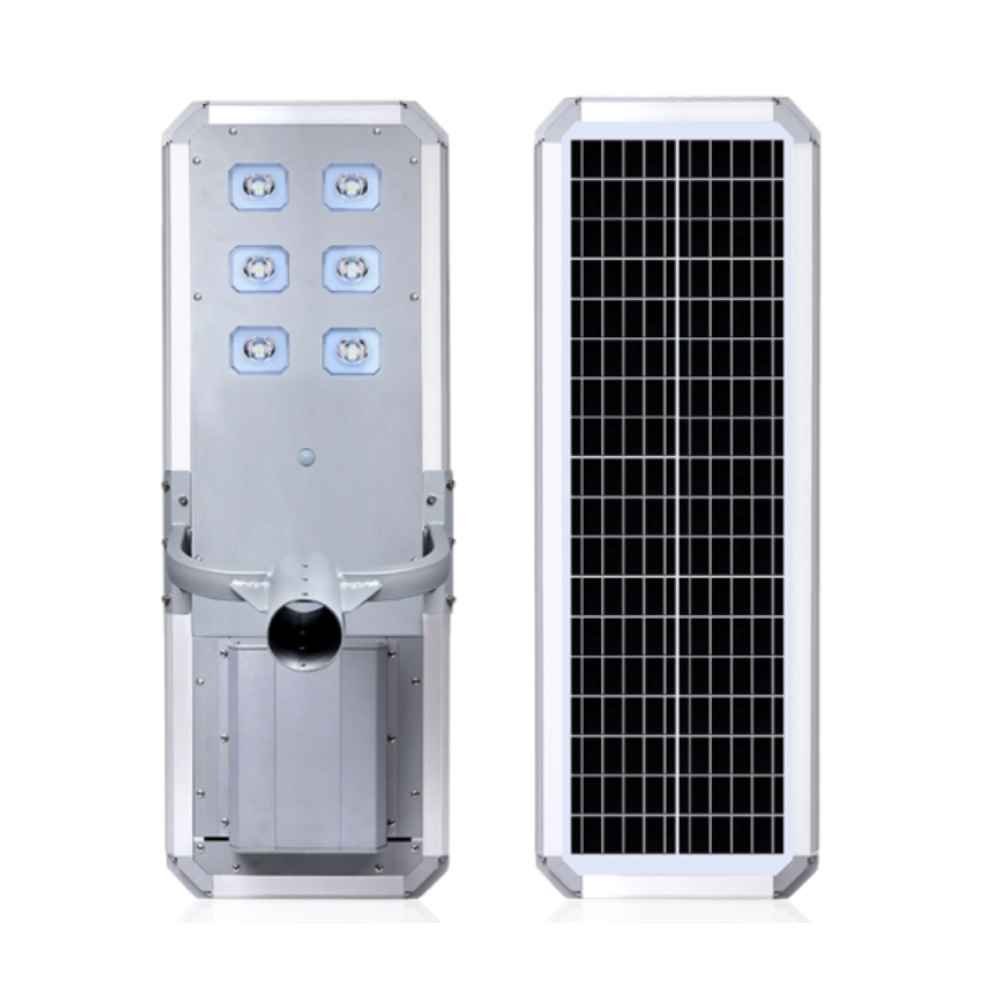 All-in-One Solar Street Light with High Lumen COB LED and LiFePO4 Battery for Outdoor Lighting