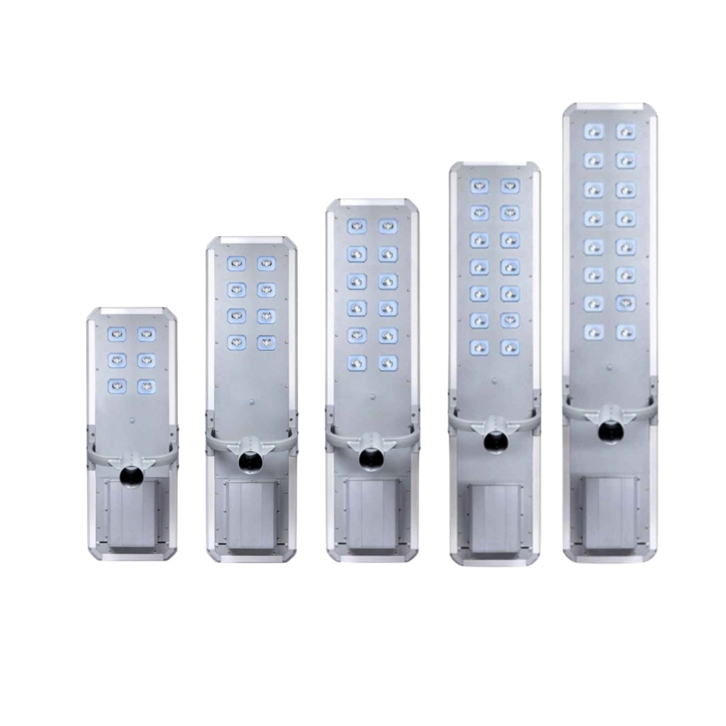 Durable Aluminum T1 Series Solar Street Lighting for Parking Lots and Highways