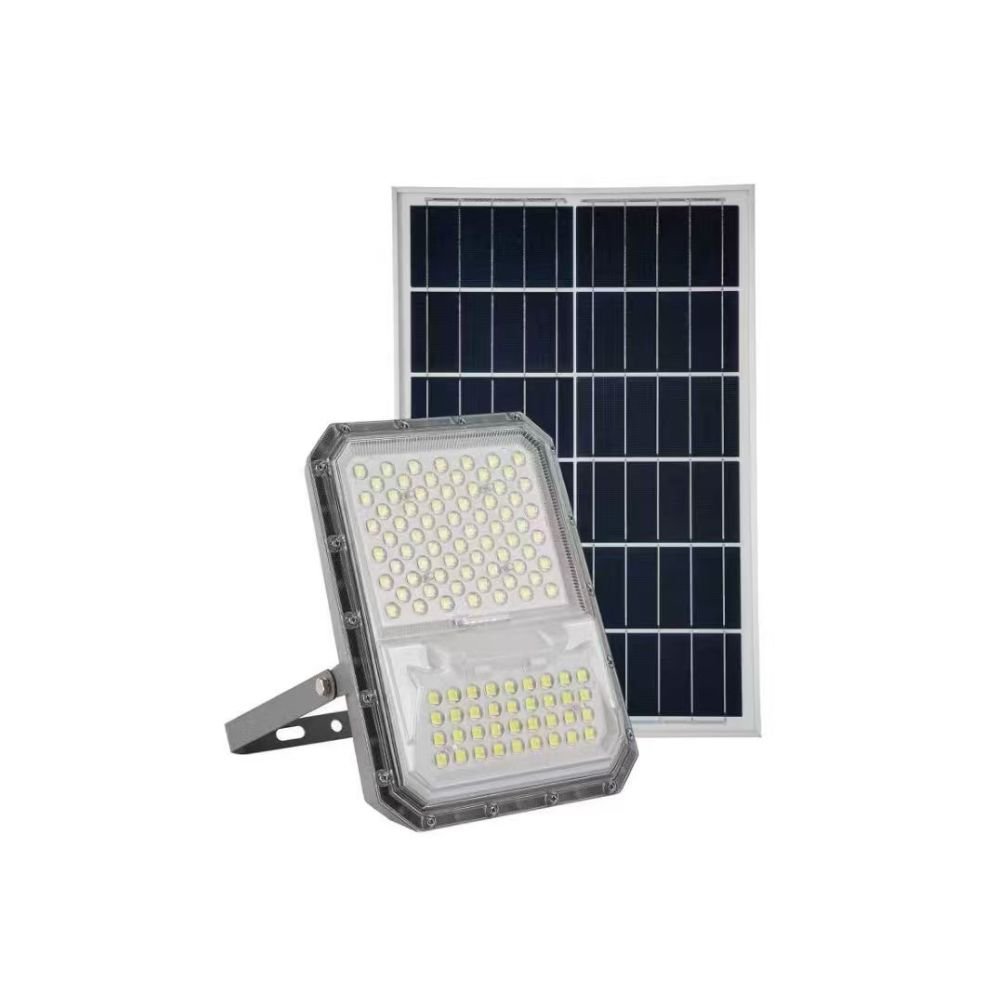B25 Series 100W Solar Flood Light – Aluminum Outdoor LED, IP65 Waterproof for Garden and Security
