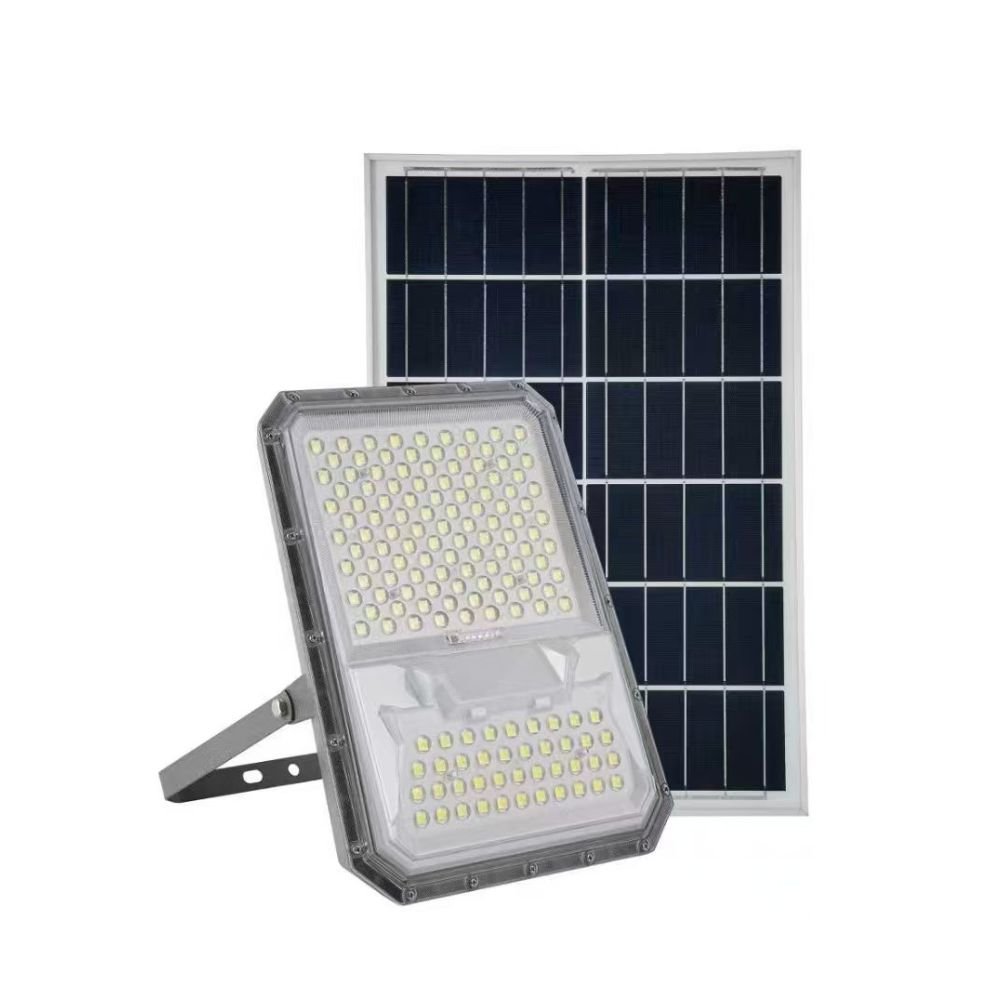 B25 Series Solar Flood Light 300W – Commercial Outdoor LED, High Lumen, IP65 Waterproof Aluminum Design